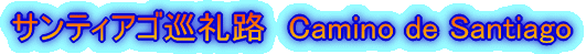 サンティアゴ巡礼路　Camino de Santiago